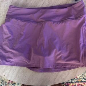 lululemon Play off Pleats Mid Rise Skirt Wistera Purple